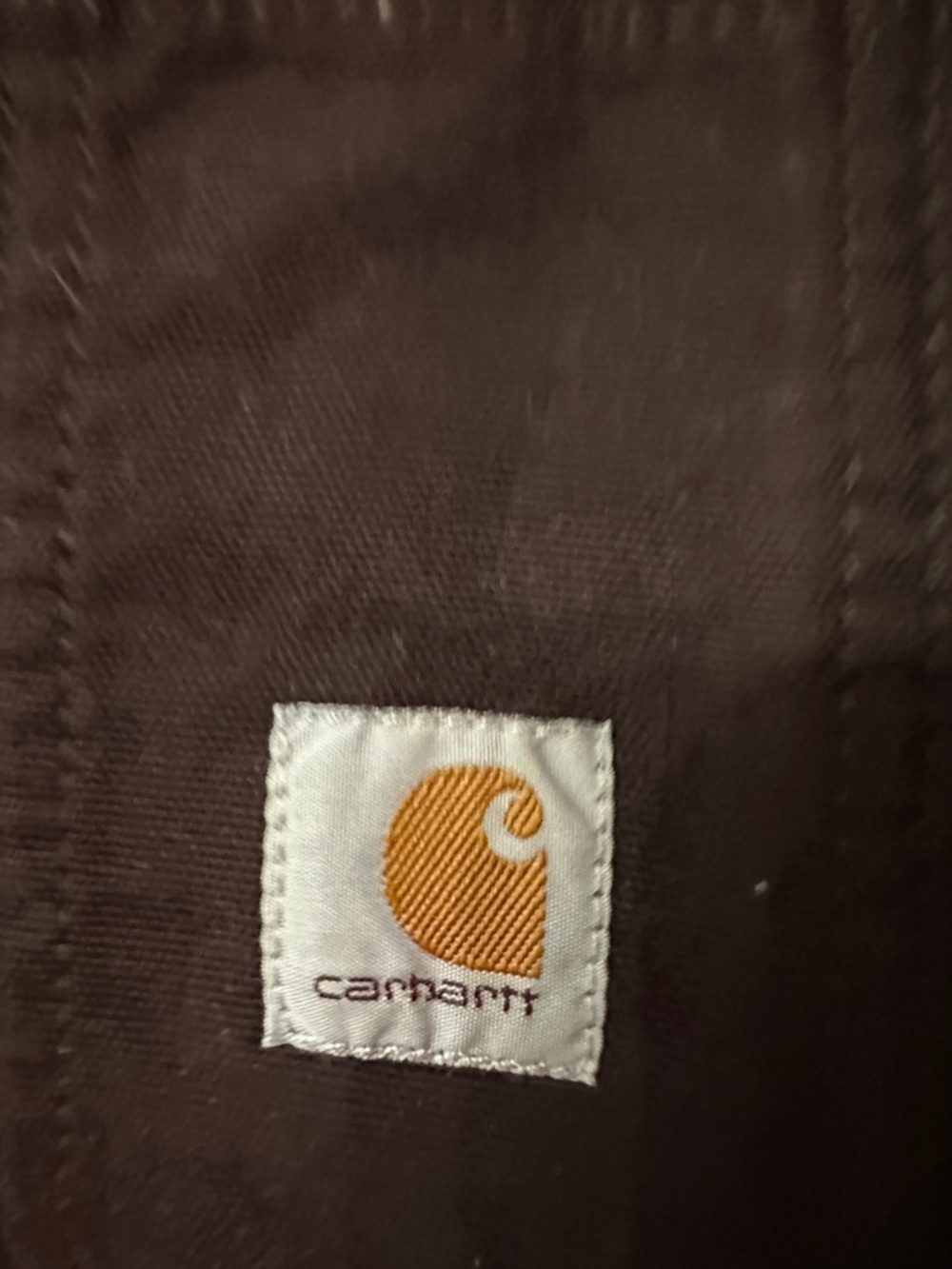 Carhartt Brown Utility Duck Canvas Bib Overalls - Picture 2 of 8